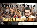 Reaction on SALAAM ROCKY BHAI Song | KGF Chapter 1 | Yash | Prashanth Neel