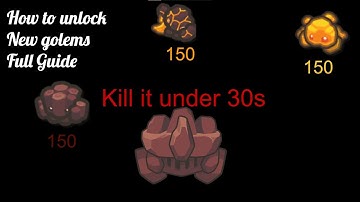 [Taming.io]- How to unlock new volcanic golems- Full Guide