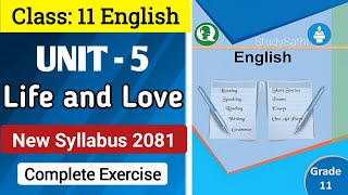 Class 11 English Unit 5 Life and Love Exercise | Class 11 English Unit 4 Notes
