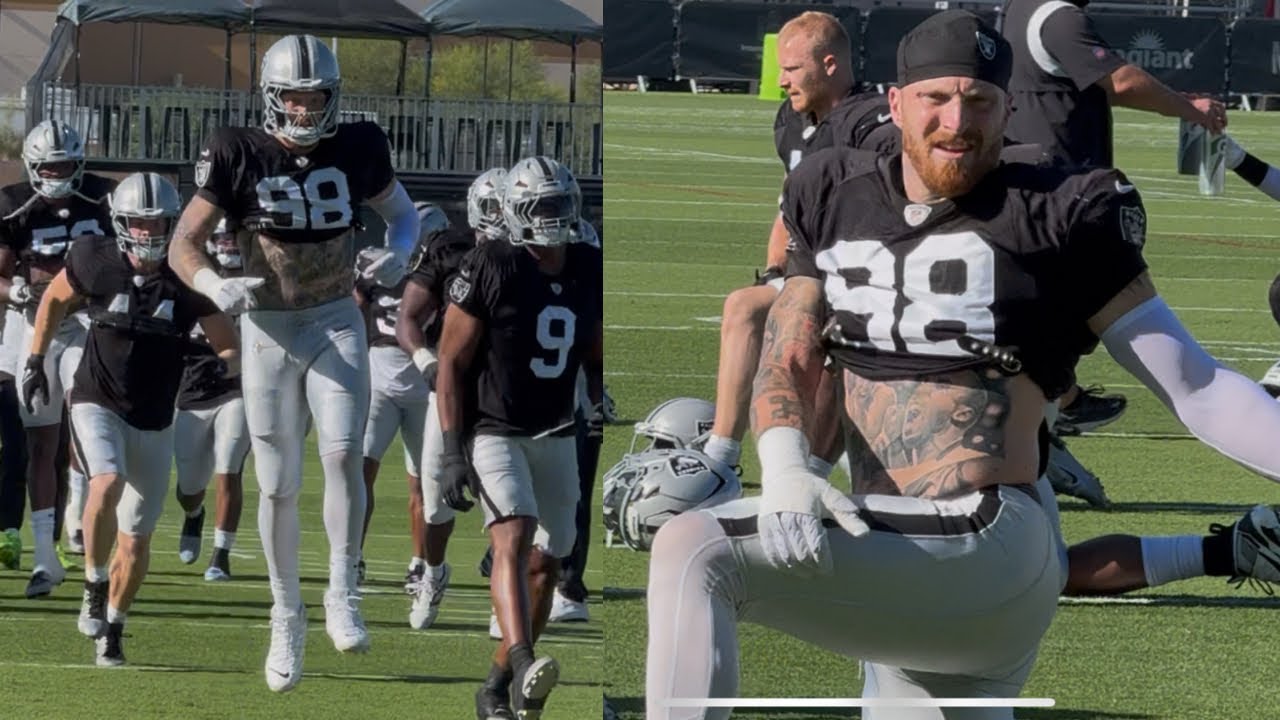 MAXX CROSBY BRINGS ALPHA DOG ENERGY TO TRAINING CAMP; LEADER FOR RAIDERS NEW 