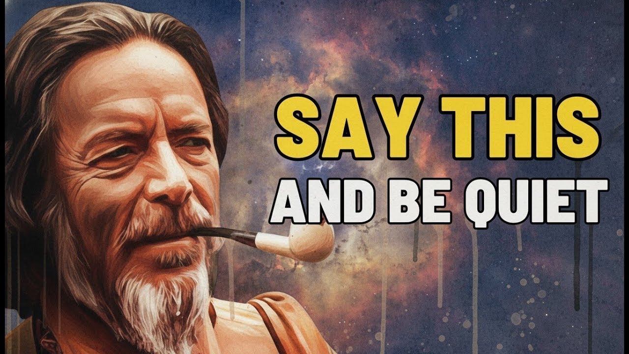 Alan Watts – Say These 2 Words 🤫 | Manifest Anything You Want (Powerful Speech)