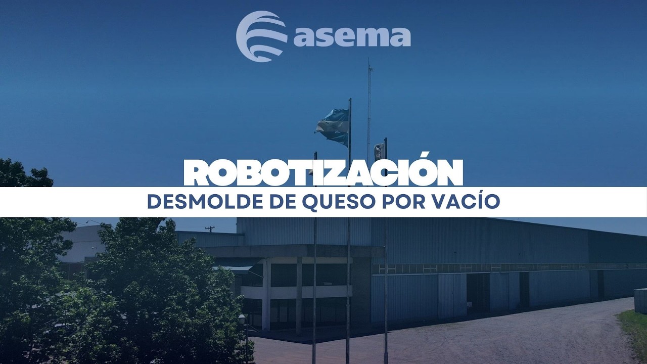 Robotización de desmolde por vacío - Asema S.A. - YouTube
