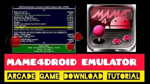 How to Download and Use MAME4droid Emulator for #arcade ‎Games #retroart  @Arcadefighters1
