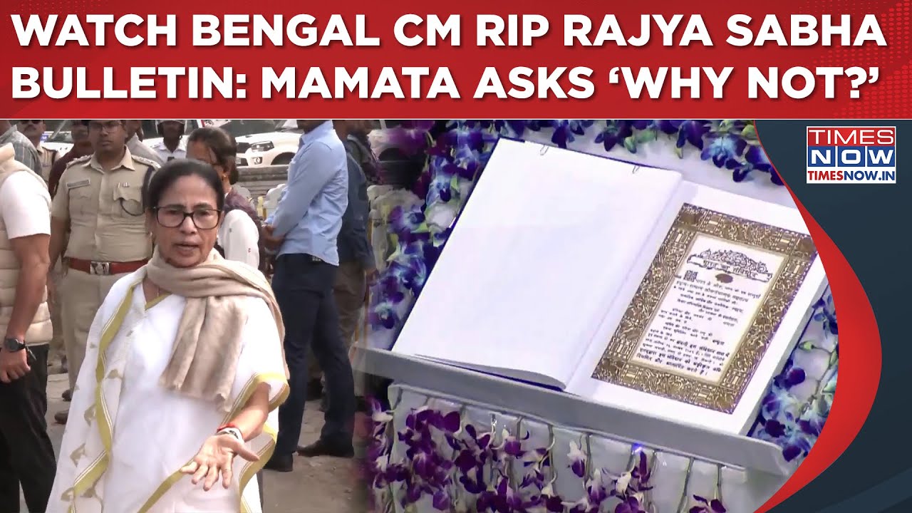 Bengal CM Rips Rajya Sabha Bulletin: Watch Why Mamata Questioned This Order Before Winter Session