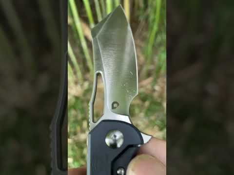 Drop - Ferrum Forge Buc in Titanium and S35VN. Fantastic flipper and cutter