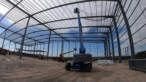 Safety netting install time lapse