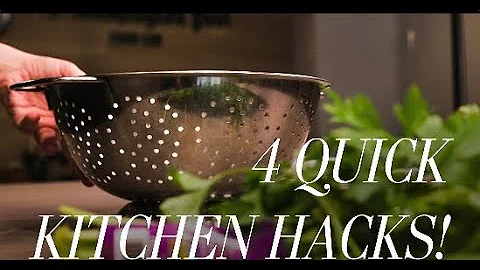 4 Quick Kitchen Hacks! | Mary Beth Albright's Food...