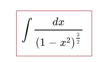 A satisfying trig substitution