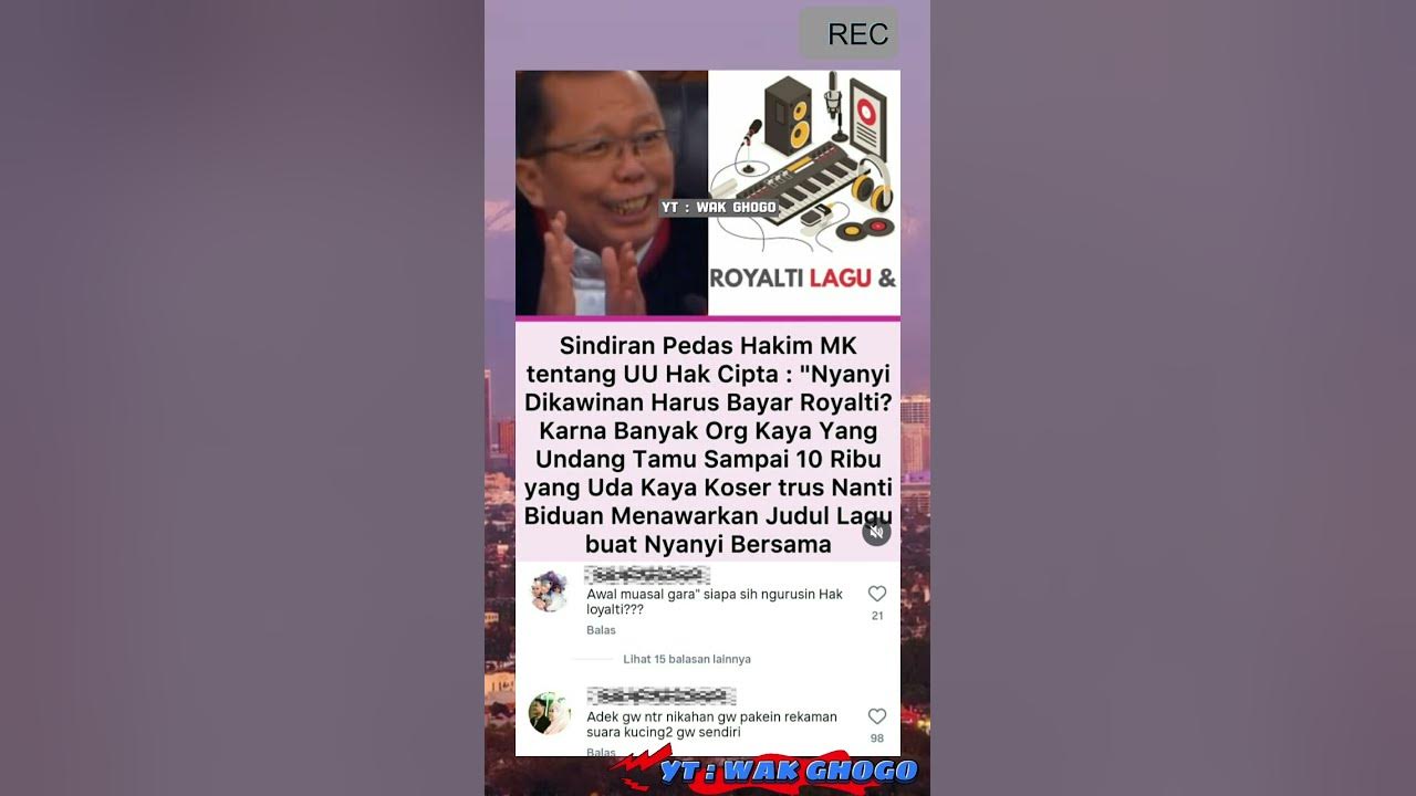 S1ND1RAN HAK CIPTA dan Royaliti Lagu