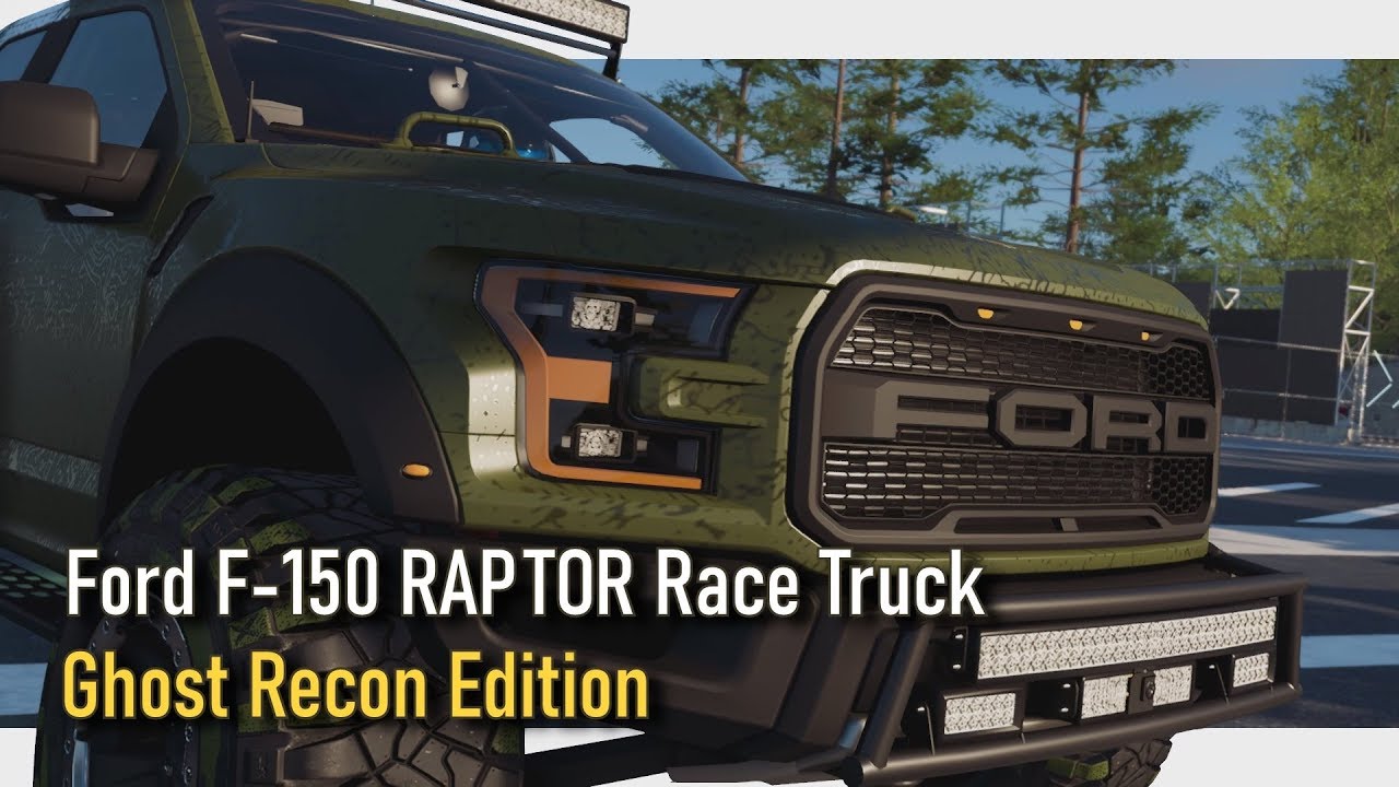 The Crew 2: Ford F-150 RAPTOR Race Truck Ghost Recon Edition - YouTube