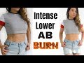 Intense Lower Abs Exercises, Lose Hanging Lower Belly Fat - Back To School #3