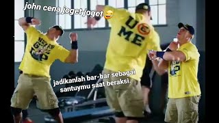 John cena Joget di gym,cukup asikin aja yakan😎🤙🤙😁