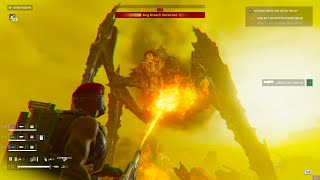 Battle with Terminids - Super Helldive Difficulty - 4K Quality - Helldivers 2