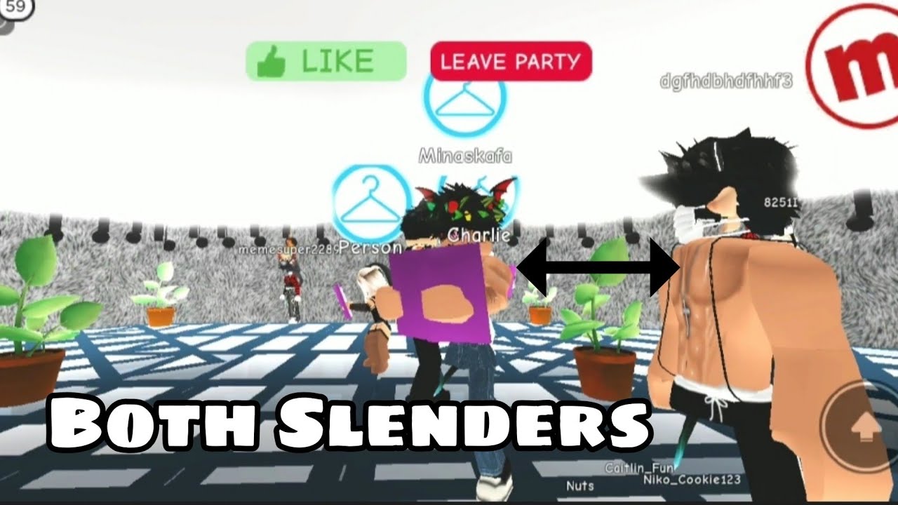 Joining and exploring Slender or Copy and paste parties (Roblox) - YouTube