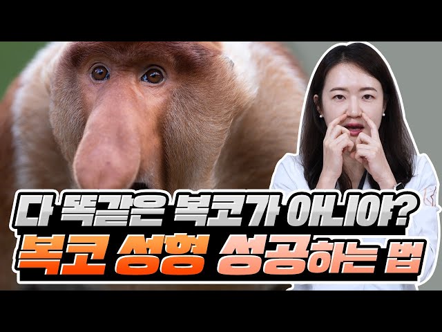 [코] 다 똑같은 복코가 아니에요!😱 복코 성형 무조건 성공하는 법👃❤