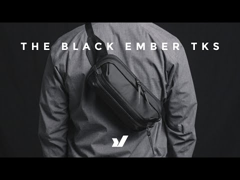 Tech Pouch & Sling Bag Combined - The Black Ember TKS - YouTube