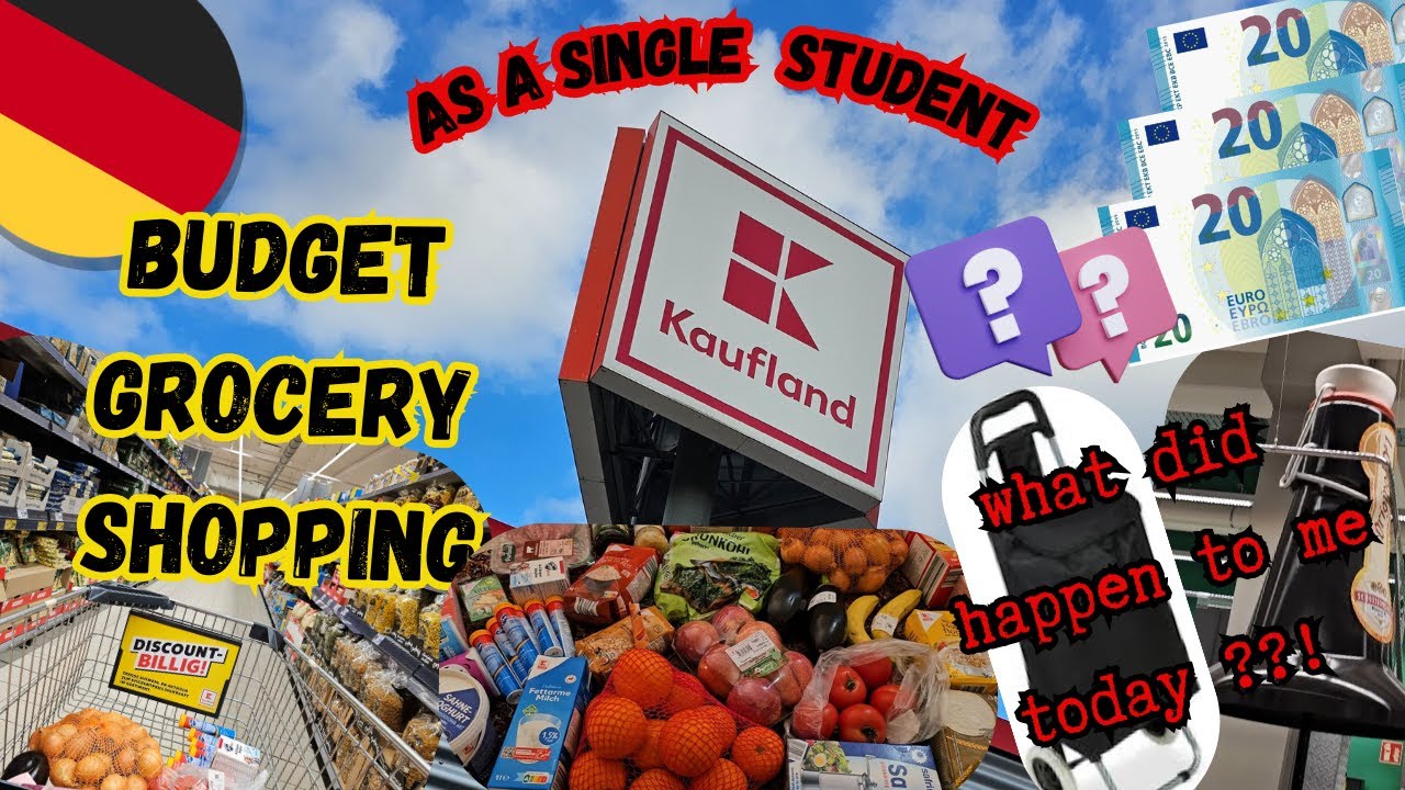 🇩🇪 ??!€ Grocery Shopping at Kaufland | Prices 2024 | Food Budget as a single Student in Germany