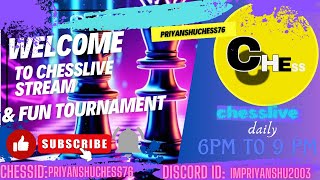 Live chess play with subscribers & Tournament | #chess #shorts #chesslivestream #chessgame