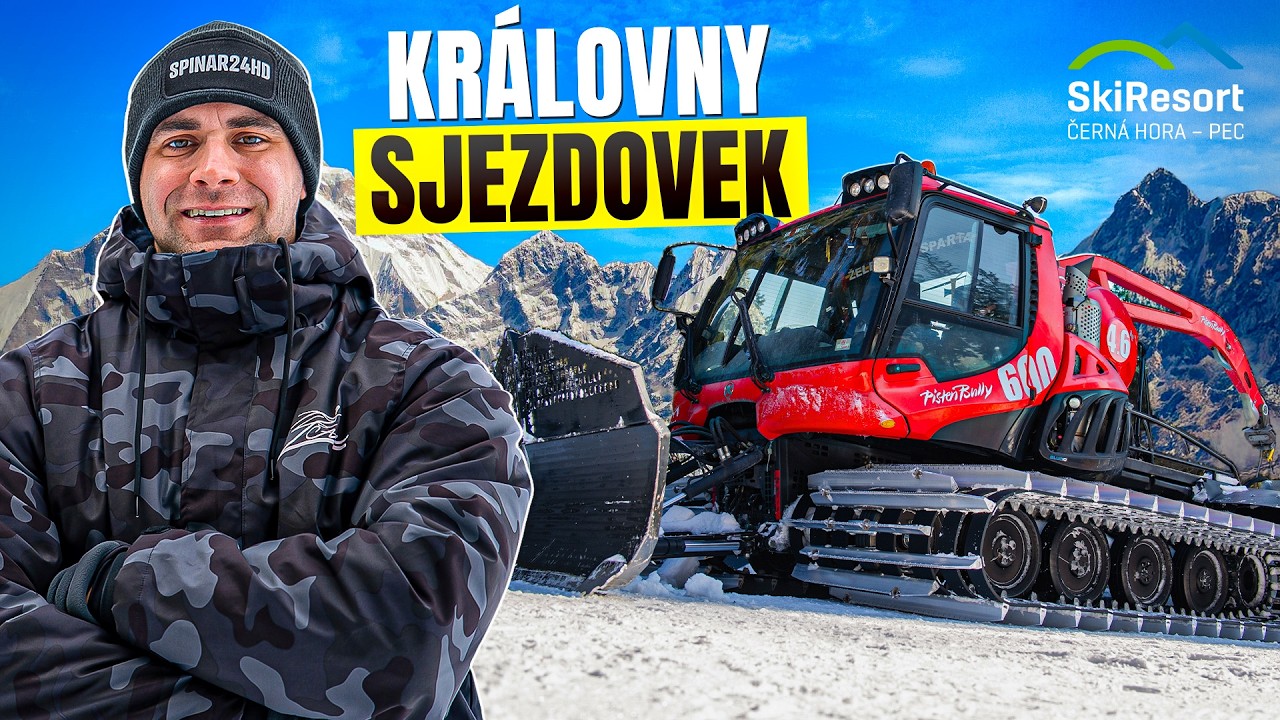 KRÁLOVNY SJEZDOVEK ve SkiResortu Černá hora - Pec | ROLBY PISTENBULLY