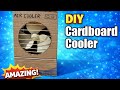 How to make a Cooler at home from cardboard || DIY cardboard cooler for school projects