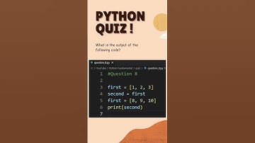 Quiz 8 | Python