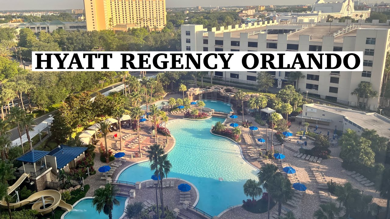 Orlando, Hyatt Regency Room and Property Tour Very large property