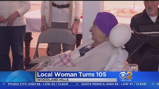 Woodland Hills Woman Celebrates 105th Birthday