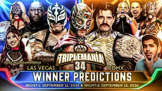 Pronostics Des Vainqueurs De Aaa Triplemanía 34 Wwe Aaa Triplemanía 2026 Pronostics Des Résul...
