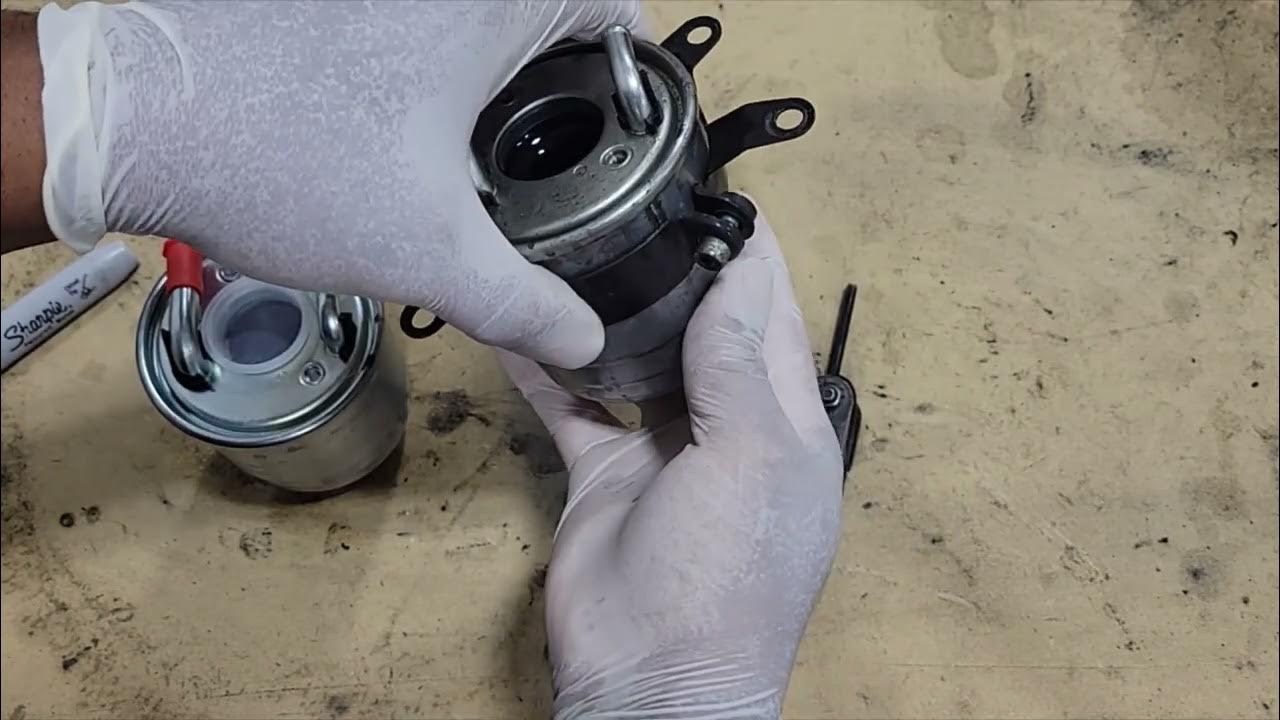 Mercedes Sprinter Fuel Filter Replacement YouTube