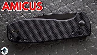 $48? - Kizer Amicus Button Lock Folding Knife - Overview and Review