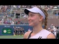 Elena Rybakina On-Court Interview | 2026 US Open Round 1