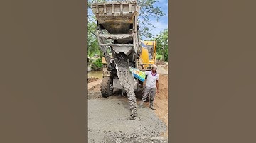 #Ajax flori 2300#M30 concrete #concrete mixer #cc road #trending short vedio #Ajax new model