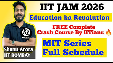 IIT JAM free course playlist || IIT JAM PHYSICS Most Important Topics Series || MIT by Shanu Arora