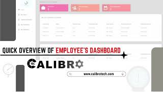 Employee Dashboard Overview: Navigating the Calibro Interface | Digital Calibration Management