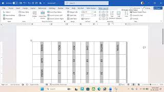 CELL SIZE, ALIGNMENT AND SORT, REPEAT HEADER ROW AND CONVERT TO TEXT OPTION IN MS WORD TABLE LAYOUT