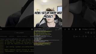 How I Set Up Every Web Project | VS Code + Git Workflow #vscode #github #software #webdevelopment