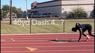40yd dash training