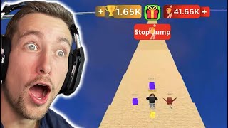 Every Second You Get +1 Jump Power on ROBLOX is VERY ADDICTING (Full Live Stream) screenshot 3