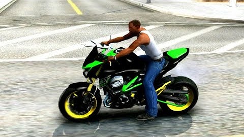 Gta san andars in KAWASAKI NINJA Z800 Bike mod tamil video #gta #tamil #bikemod #gtasanandreas #gta
