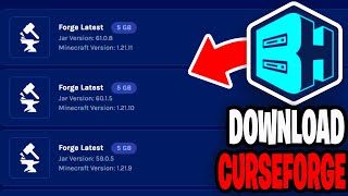 How To Download Curseforge On Bisecthosting Server! - Tutorial