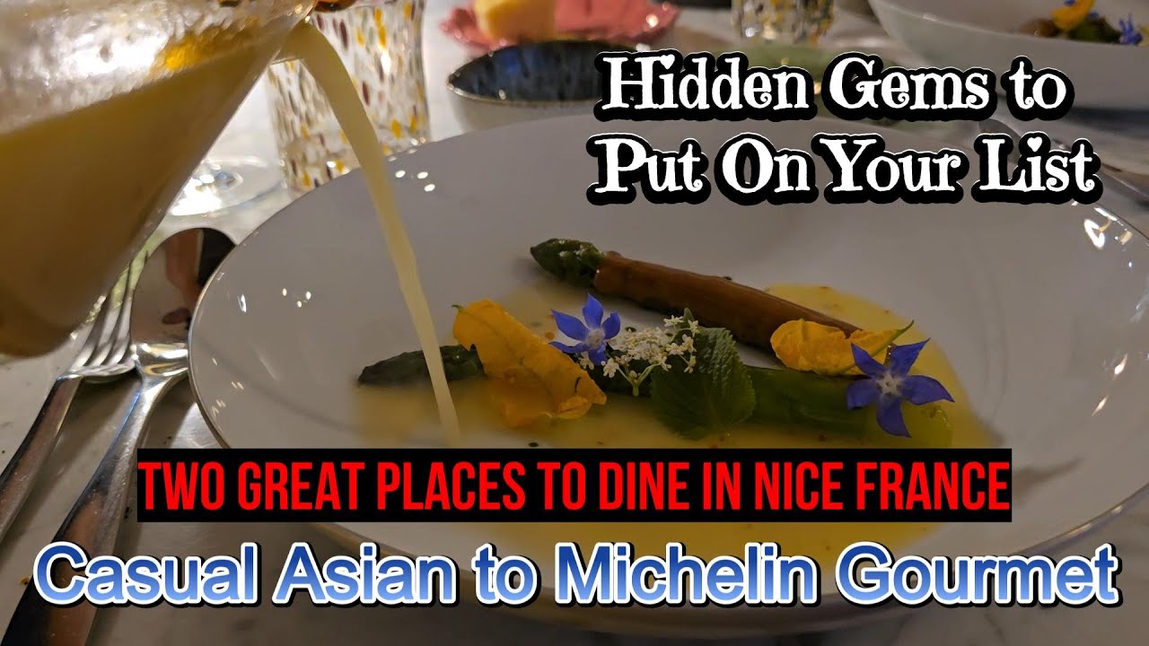 Лучшие скрытые жемчужины: повседневные и роскошные рестораны в Ницце, Франция.