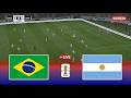 🔴LIVE : BRAZIL vs ARGENTINA - FIFA WORLD CUP 2026 ao vivo stream | Pes 21 Simulation Gameplay