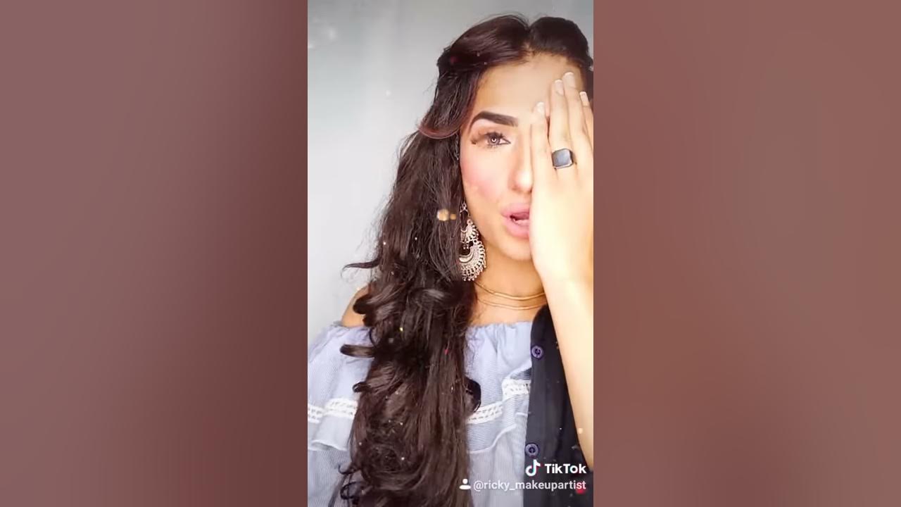 Ricky Makeup Artist || Hindi song mahobat | #oldsong  #rickymakeup #tiktokindia