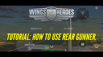How to use a rear gunner. Wings of Heroes. #wingsofheroes #woh #mobilegame
