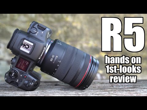 Canon EOS R5 HANDS ON first looks review vs R6 vs 5DIV vs A7rIV
