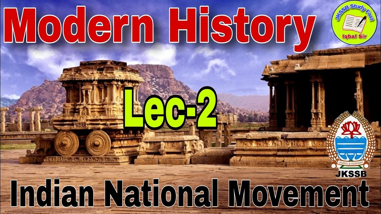 Lec- 2 Modern History || Indian National Movement - YouTube