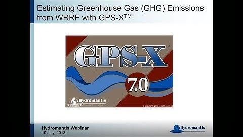 Estimating Greenhouse Gas (GHG) Emissions from WRRF with GPS-X