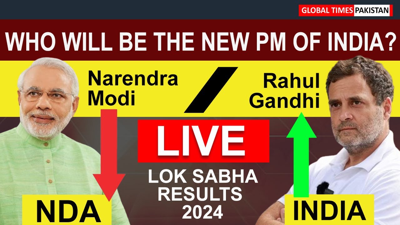 🔴LIVE | Lok Sabha Election 2024 Results | PM Modi vs Rahul Gandhi | NDA ...