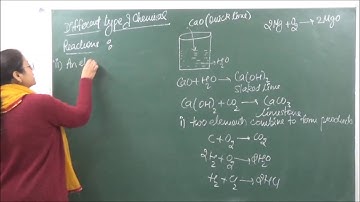 CHEM-X-1-04 Different types of Chemical reaction Pradeep Kshetrapal channel