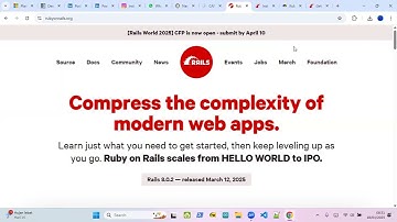 How to Install Ruby on Rails 8 in Windows 11 (without WSL)